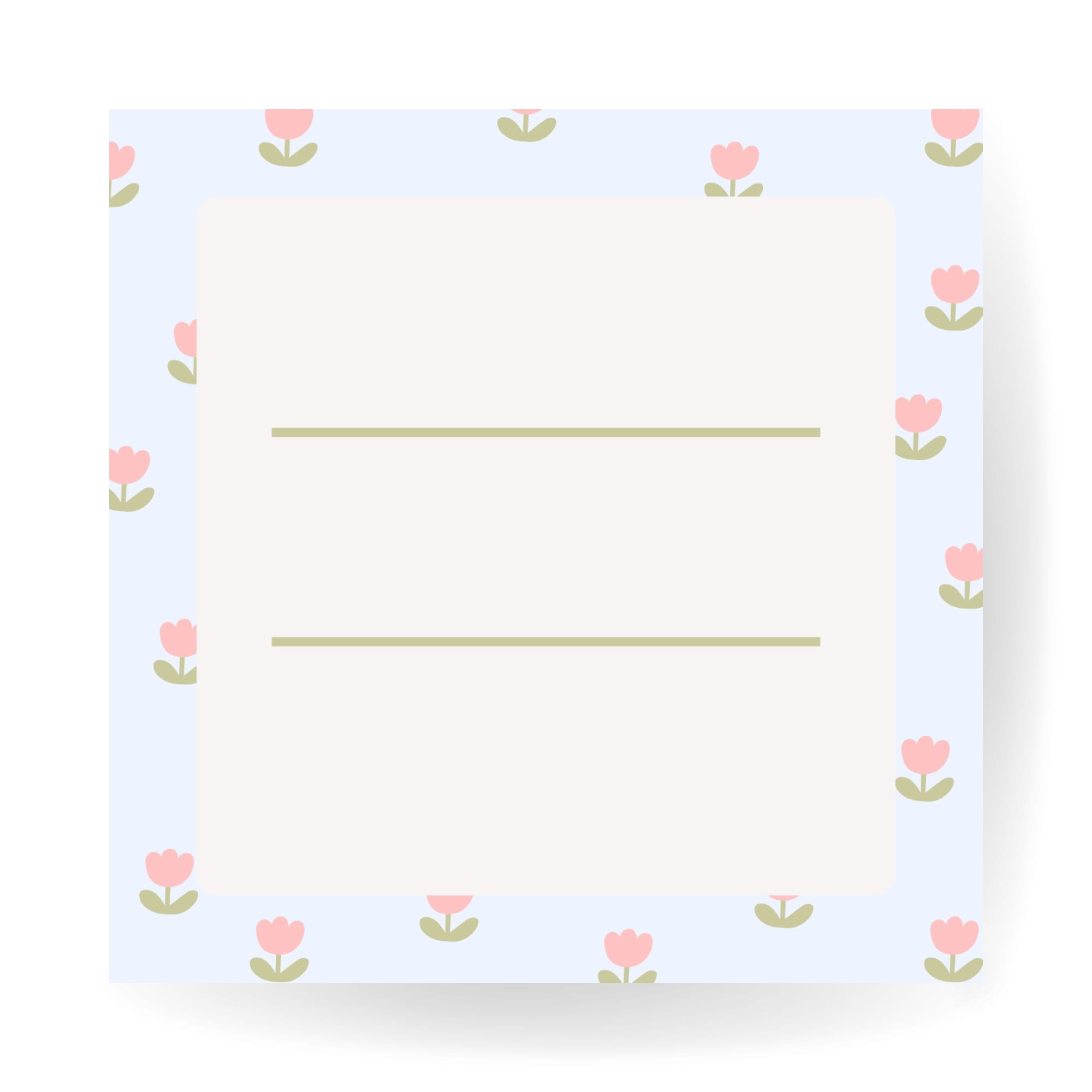 Pink Floral Press On Nails