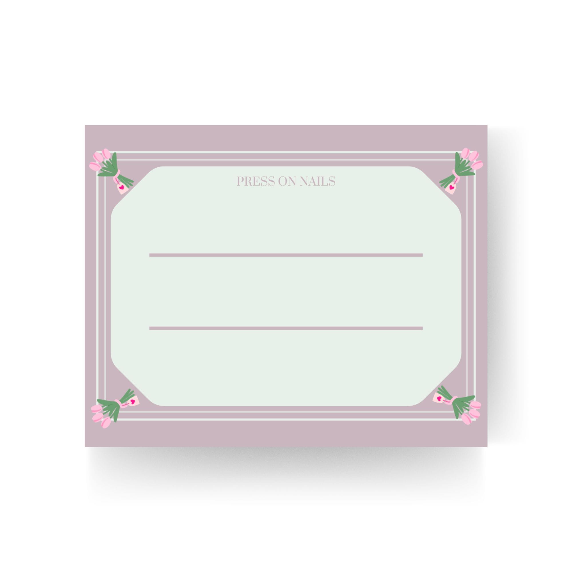 Tulip Press-On Nail Display Cards