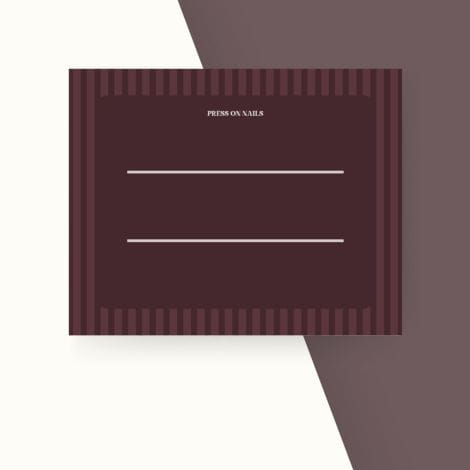 Chocolate Striped Border
