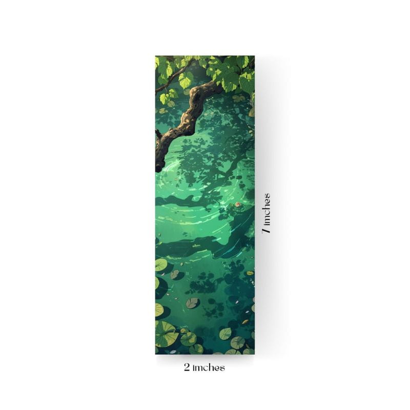 Nature Forest & Wooden Boat Anime Bookmark Set (3 Pcs)