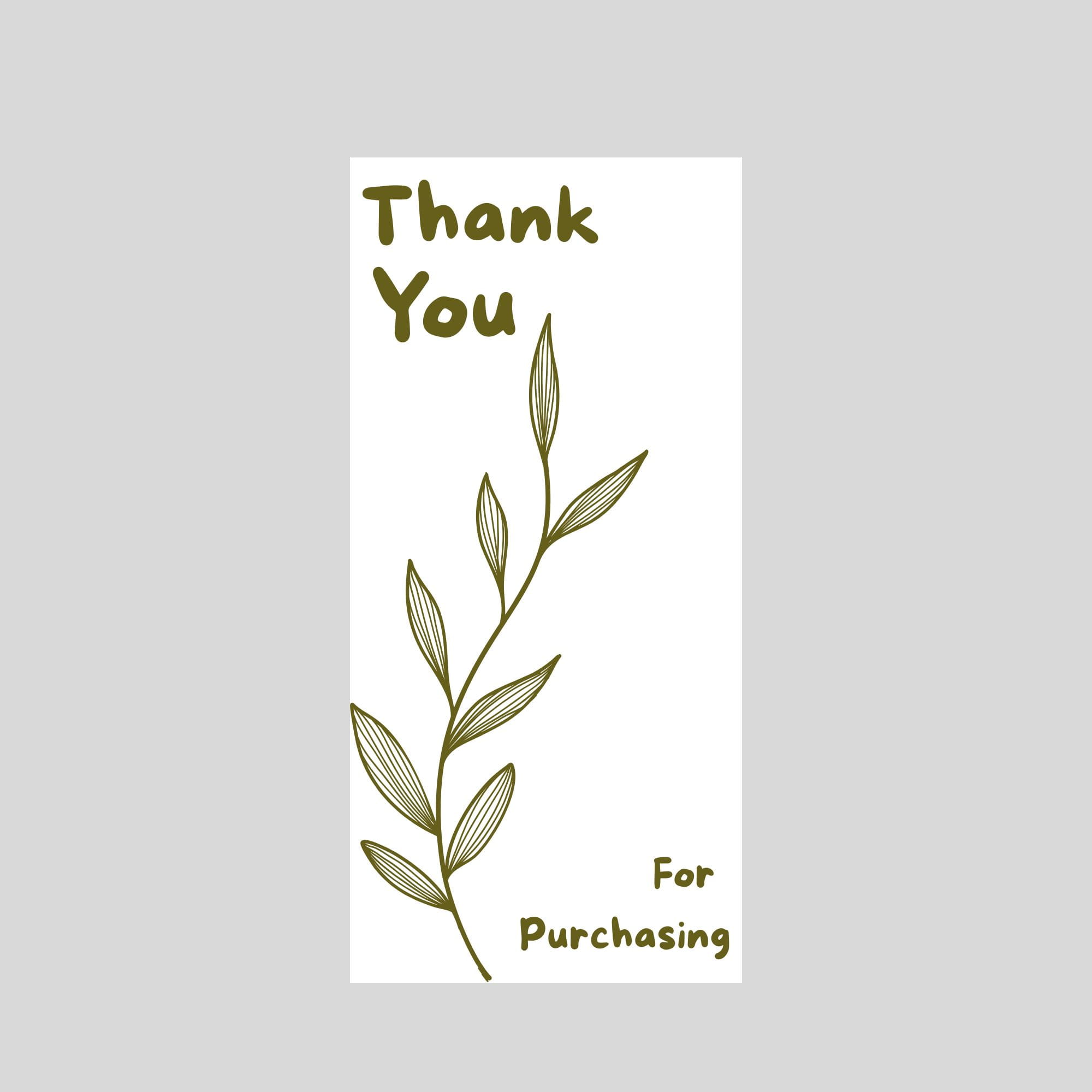 Aesthetic Olive Green Floral Packing Stickers & Box Seals