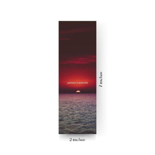 Motivational Quotes & Ocean Landscape Bookmark Set (3 Pcs)