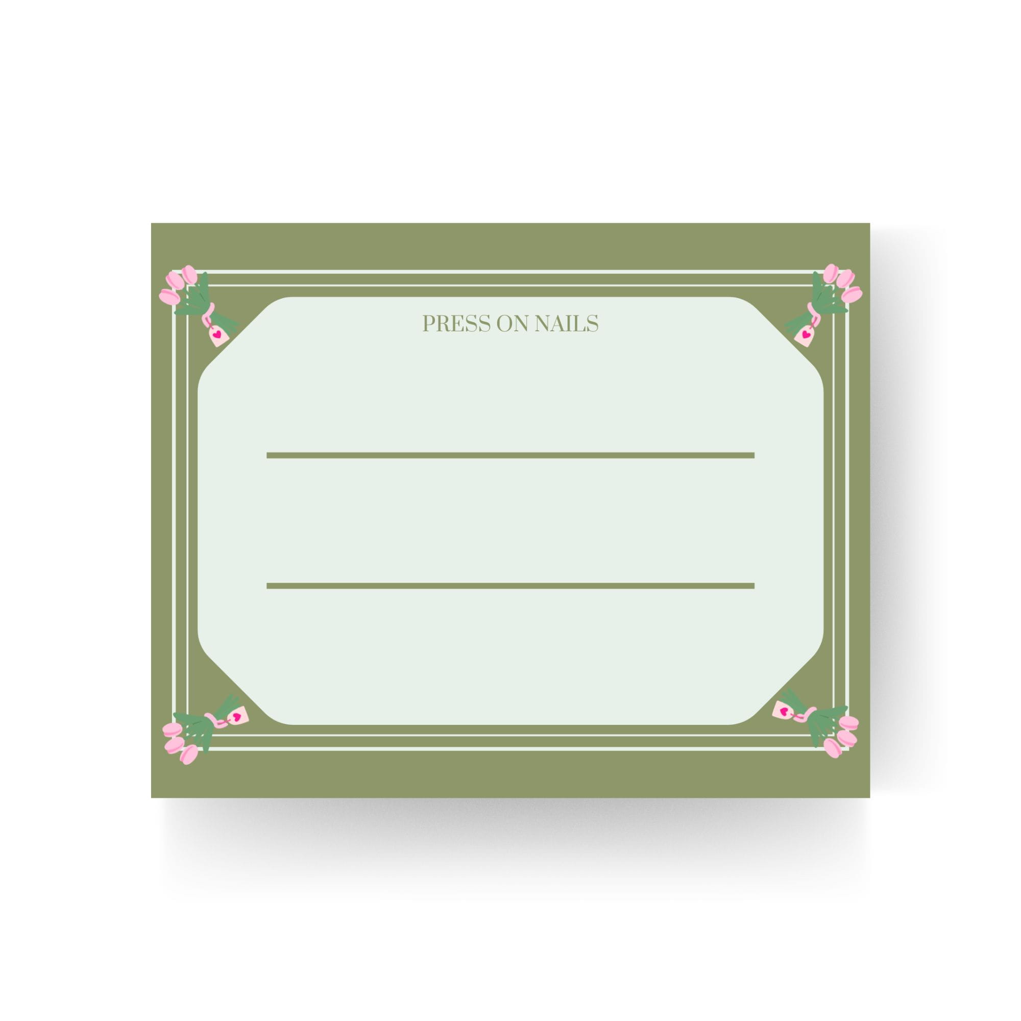 Tulip Press-On Nail Display Cards
