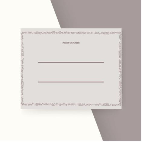 Burgundy Botanical Artisan Cards