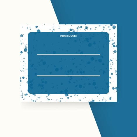 avender Splatter Press On Nail Cards