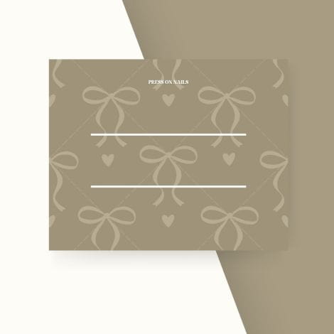 Bow Pattern cards