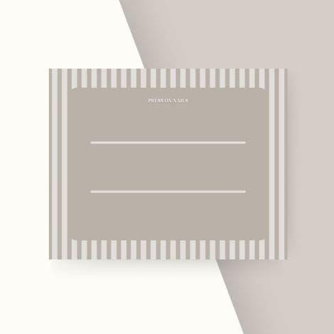 Chocolate Striped Border