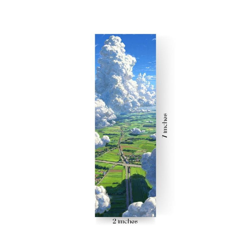 Aesthetic Studio Ghibli Inspired Anime Landscape Bookmark Set (3 Pcs)