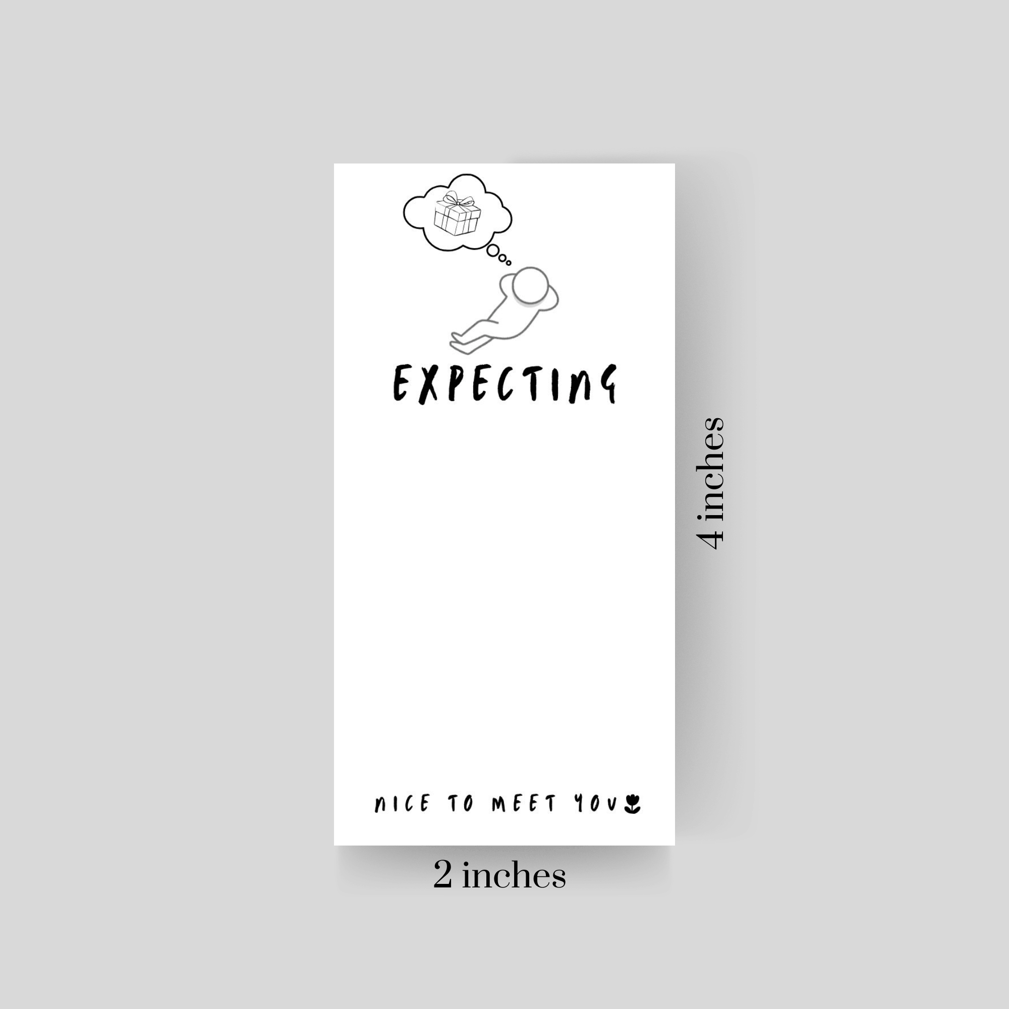 2x6 Inch Minimalist Line Art Love Box Seal Sticker